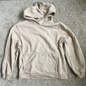Nike Girls Tan Hoodie Sweatshirt Size L